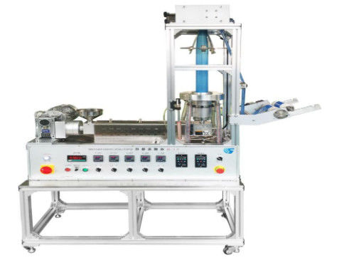 Parafuso de sopro pequeno do tambor do diâmetro 20mm da máquina da extrusora do filme plástico do laboratório