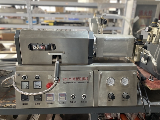 Amostra material de Plymer da ranhura de Mini Injection Molding Machines For do laboratório